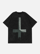 Inverted Cross Print Tee